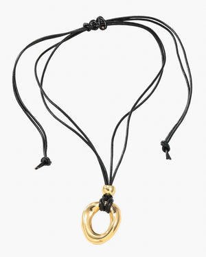 Loop Pendant Rope Necklace